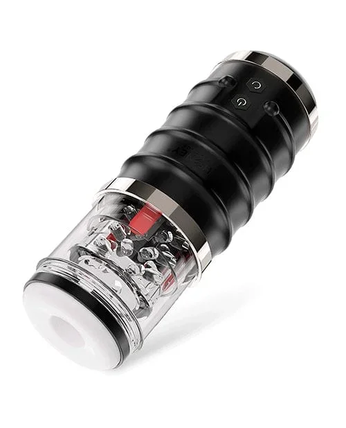 Warrior Auto Thrusting Male Masturbator – Black