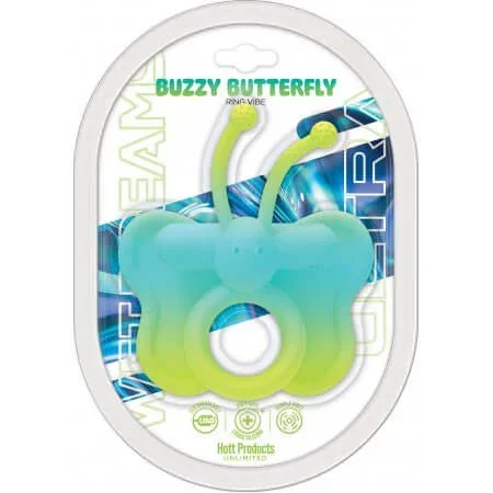 Wet Dreams Buzzy Butterfly Ring Vibe Cockring with Bullet