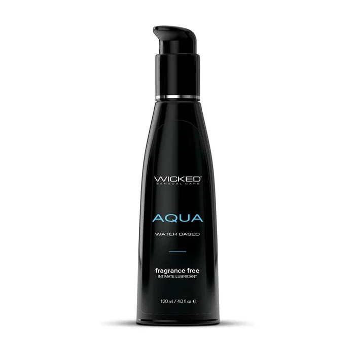 Wicked Aqua – Water Based Lubricant – 120 ml (4 oz) Bottle