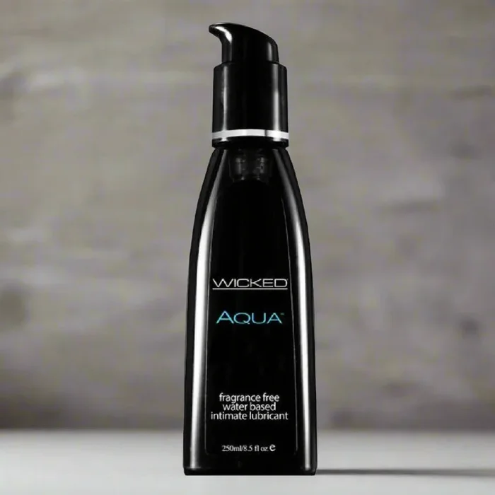 Wicked Aqua Fragrance Free Water Based Lubricant – Various Sizes
