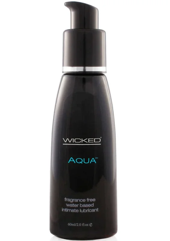 Wicked Aqua Unscented Lube 2 Oz: Silky Smooth Pleasure in Every Pump!