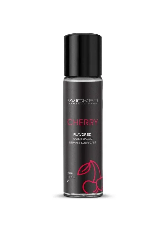 Wicked Aqua Water Based Flavored Lubricant Cherry