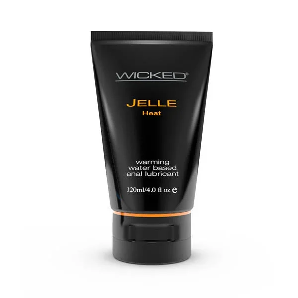 Wicked Jelle Heat 120ml Warming Water Based Anal Lubricant
