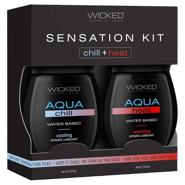 Wicked Sensual Care Sensation Kit – Aqua Heat and Aqua Chill