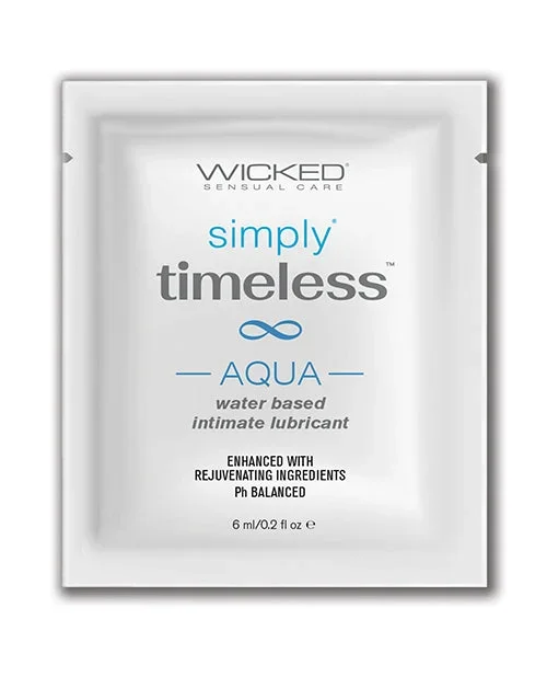 Wicked Sensual Care Simply Timeless Aqua Water Based Lubricant – .2 oz
