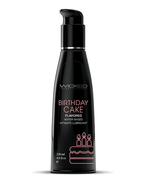 Wicked Sensual Care Water Based Lubricant – 4 oz Birthday Cake