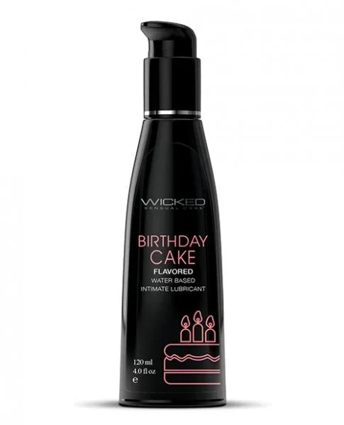 Wicked Water Based Lubricant – 4 oz Birthday Cake