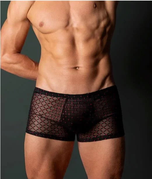 Widow Maker Uplift Shorts Black XL – Men’s Mesh Trunks with High-Cut Legs
