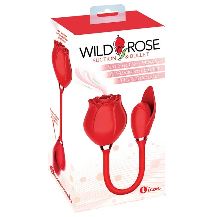 Wild Rose Suction & Bullet – Air Pulse & Bullet Stimulator