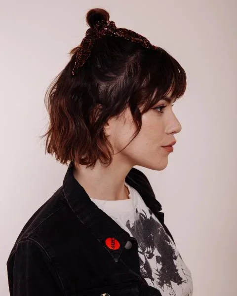 Wild Thing Burnout Velvet Leopard Scrunchie Tie