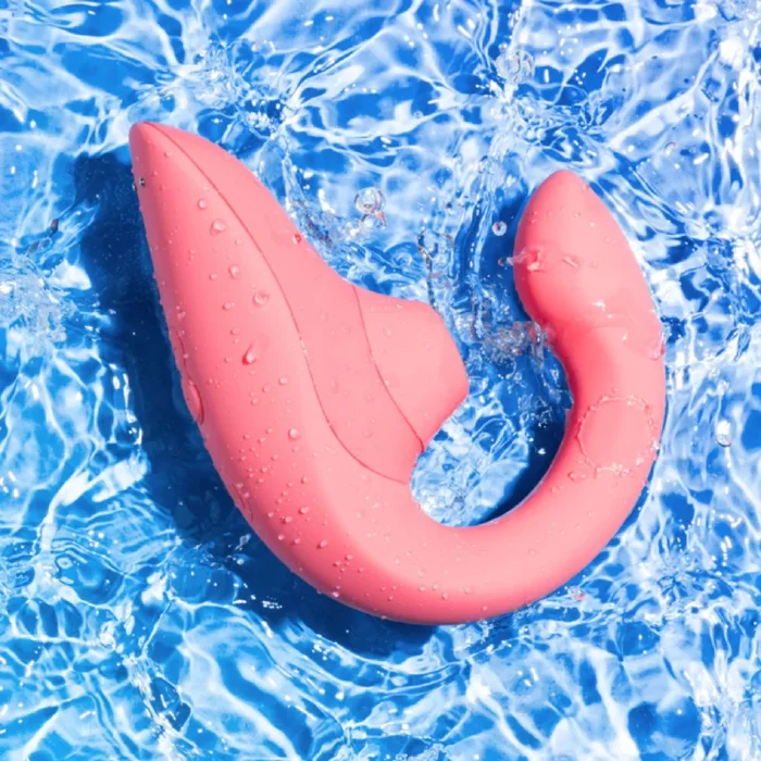 Womanizer Blend Pleasure Air Clitoral & G-Spot Rabbit – Rose