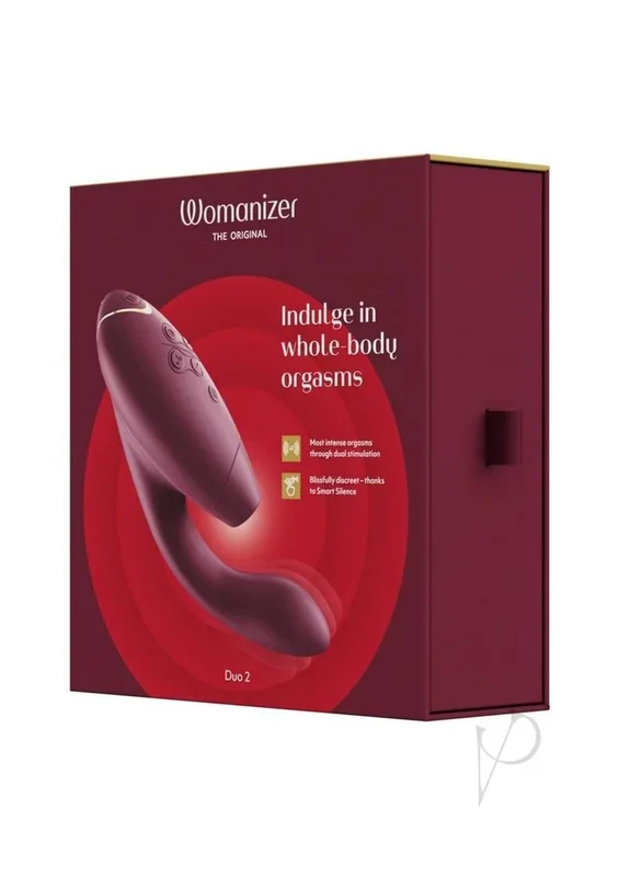 Womanizer Duo 2 Silicone Rechargeable Clitoral and G-Spot Stimulator