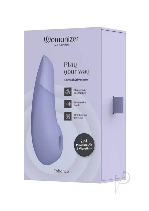 Womanizer Enhance Rechargeable Silicone Clitoral Stimulator – Lilac