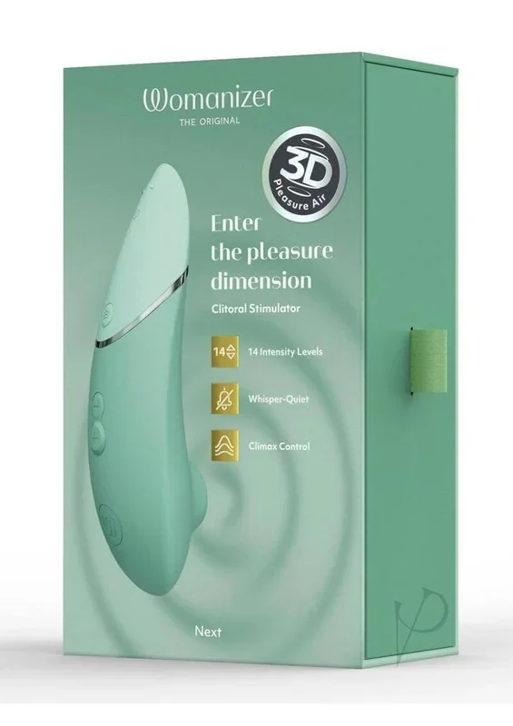 Womanizer Next Rechargeable Silicone Clitoral Stimulator – Sage