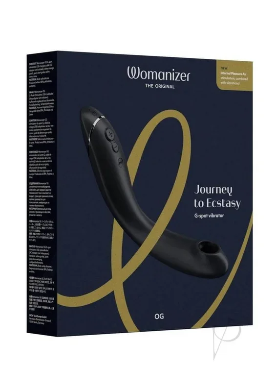 Womanizer Original in Sleek Slate – Dual Sensations with Pleasure Air & Vibrations for G-Spot Stimulation
