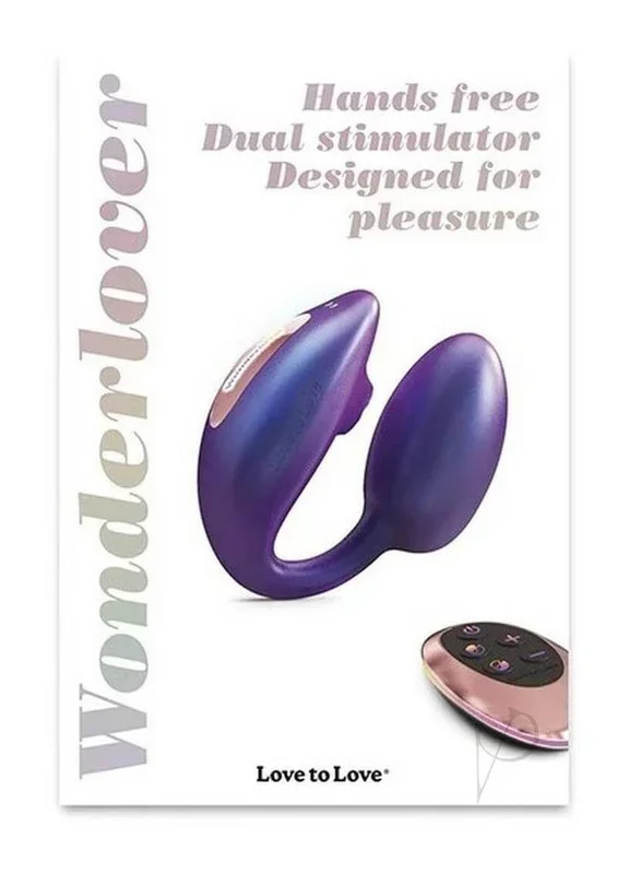 Wonderlover Hands Free Dual Stimulator with Remote Control