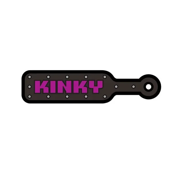 Wood Rocket Kinky Paddle Pin