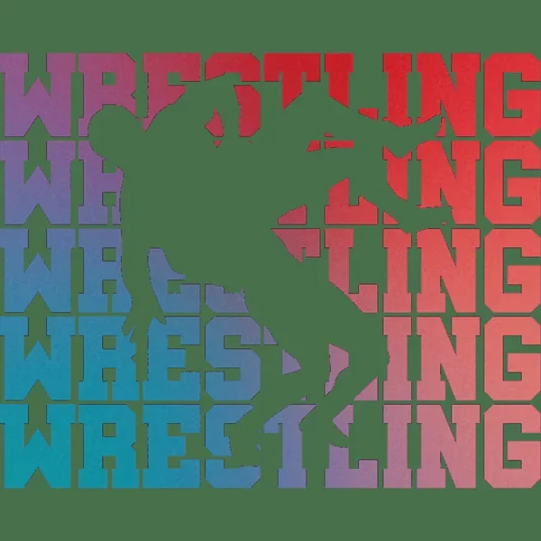 Wrestling Stacked DTF (direct-to-film) Transfer