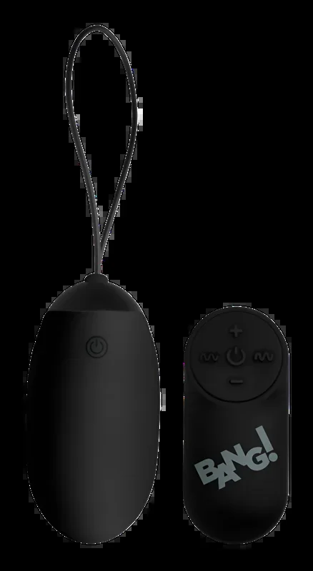 XL Silicone Egg Vibrators – Black
