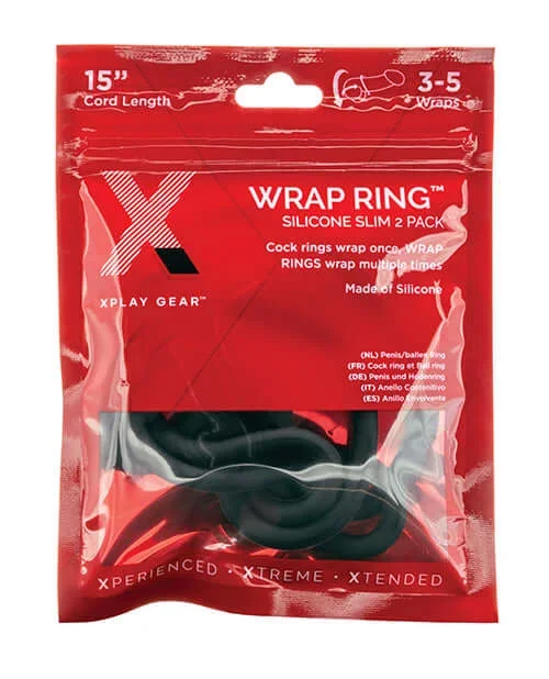 Xplay Silicone 15 Slim Wrap Ring: Enhance Your Pleasure