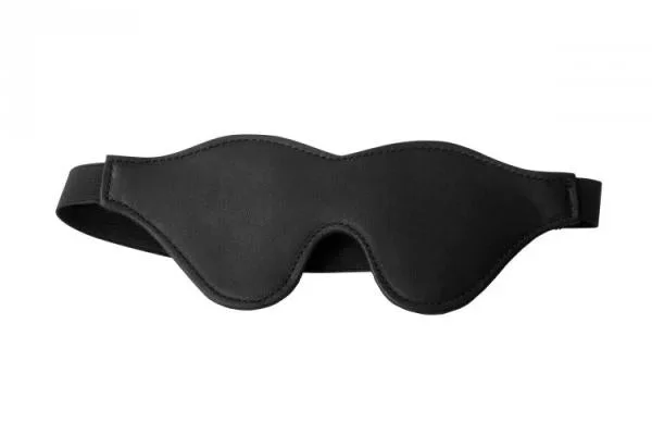 XR Brands STRICT Black Fleece Lined Blindfold