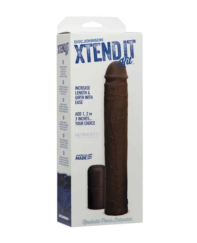 Xtend It Kit Black Extended Sleeve For Enhanced Girth And Length