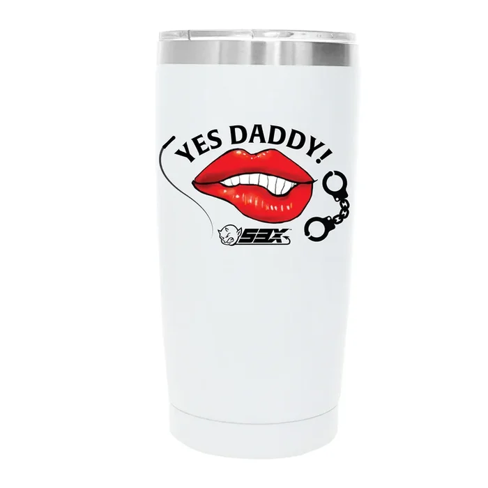 YESDADDY_002-53X 20oz TUMBLER – WHITE