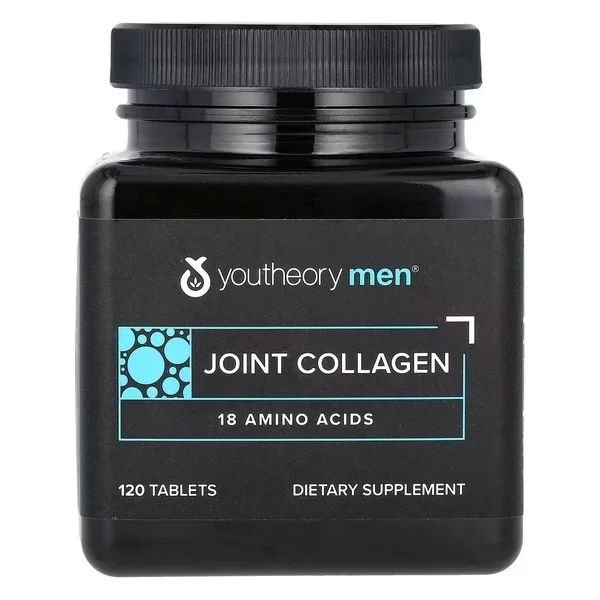 Youtheory, Men’s Joint Collagen Advanced, 120 Tablets