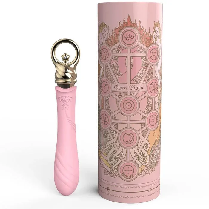 ZALO Courage Pre-Heating Rechargeable G-spot Massager Fairy Pink