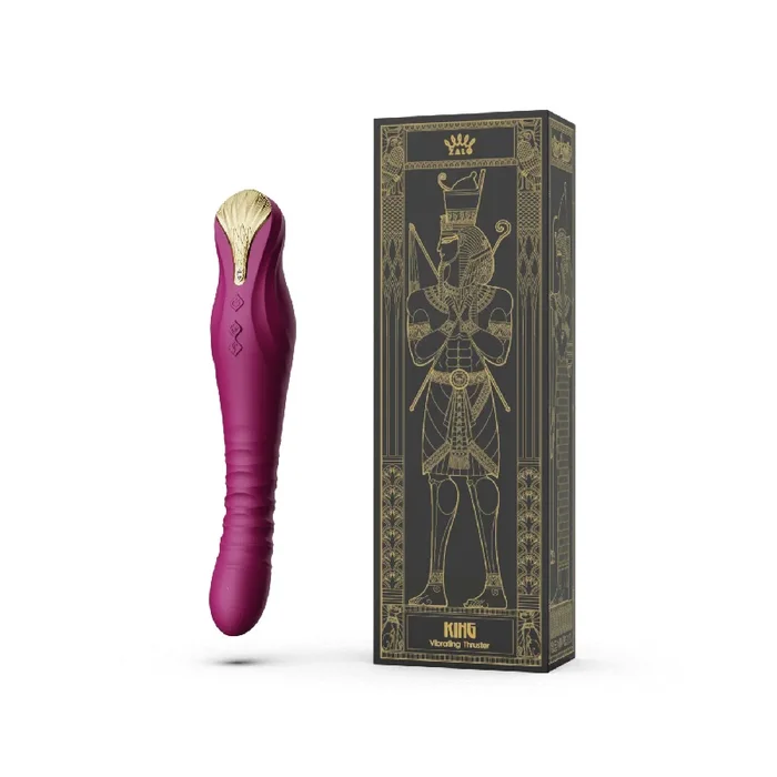 ZALO King Vibrating Thruster Velvet Purple