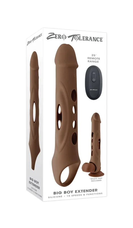 Zero Tolerance Big Boy Extender – Enhance Your Pleasure and Size with Dark Skin Tone!