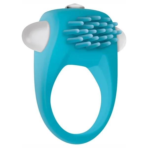 Zero Tolerance Teal Tickler Silicone Vibrating Cock Ring