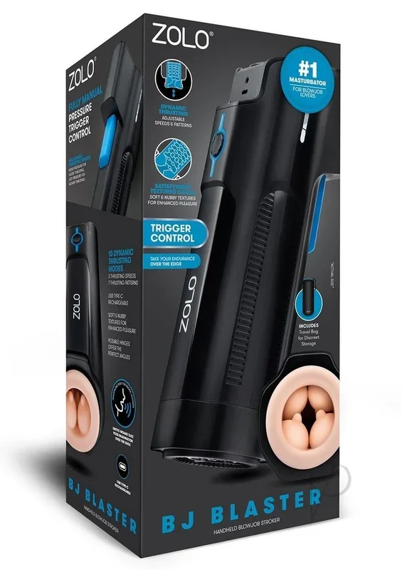 Zolo BJ Blaster Rechargeable Mouth Masturbator
