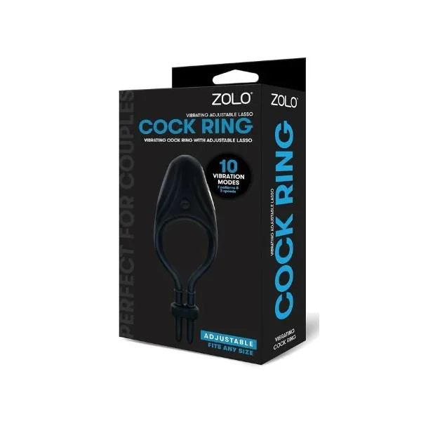 ZOLO Fat Tire Vibrating Cock Ring – 10 Vibration Modes for Enhanced Intimacy