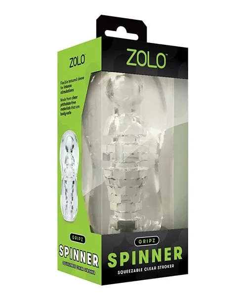 ZOLO Gripz Spinner Stroker – Clear