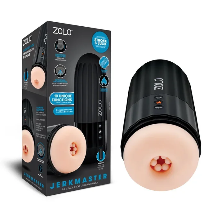 Zolo Jerkmaster – USB Rechargeable Stroking & Sucking Masturbator