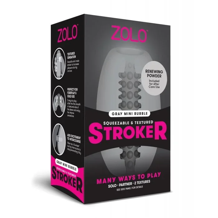 ZOLO Mini Bubble Stroker – Gray