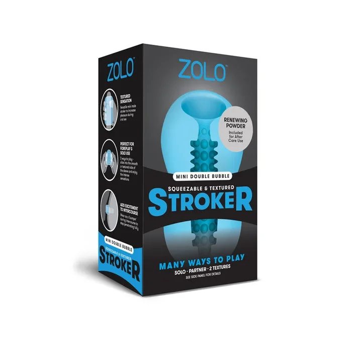 Zolo Mini Double Bubble Stroker – Blue Mini Stroker