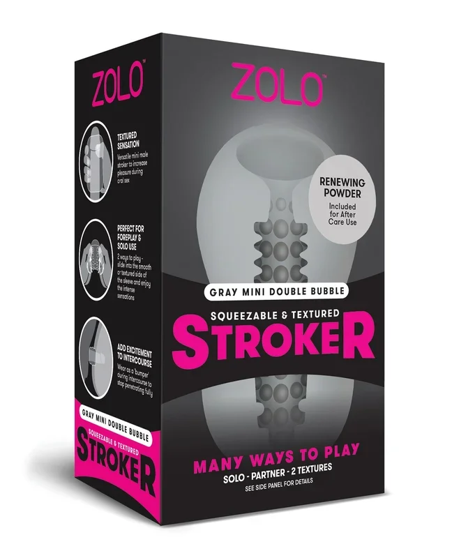 ZOLO Mini Double Bubble Stroker – Gray